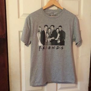 Friends Logo Graphic Gray T-Shirt Mens Medium M